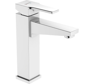 Medium height single lever wash-basin mixer